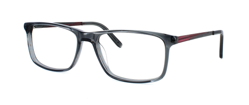 Fallow - Crystal Grey prescription glasses front left view