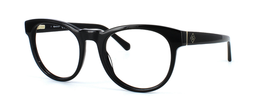 GANT 3273 - Shiny Black prescription glasses front left view