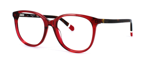 GANT 4107 - Burgundy prescription glasses front left view