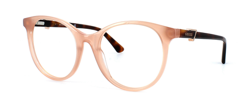 GUESS 2877-074 - Crystal Pink prescription glasses front left view