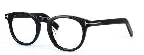 Spruce - Black prescription glasses front left view