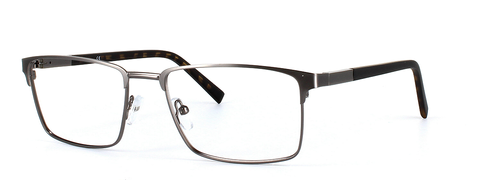 Natark in Gunmetal prescription glasses front left view