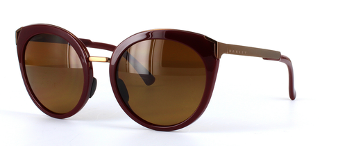 Oakley Prescription Sunglasses in Burgundy - O9434 front left view