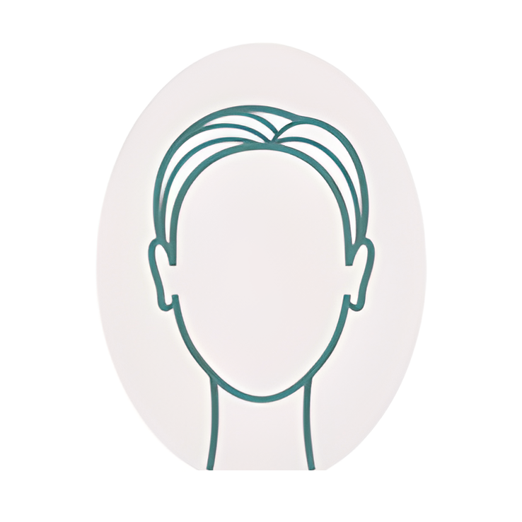oval face icon