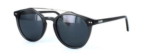 Pioneer Prescription Sunglasses - Luciana - Smoke Grey front left view