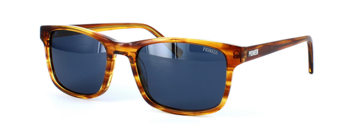 Pioneer Prescription Sunglasses - Rocco - Demi Brown front left view