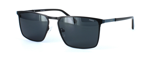 Pioneer Prescription Sunglasses - Alessio - Matt Black front left view