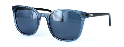 Pioneer Prescription Sunglasses - Aurelia - Crystal Blue front left view