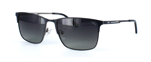 Pioneer Prescription Sunglasses - Kinsella - Matt Blue front left view