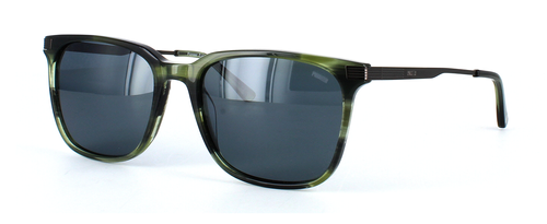 Pioneer Prescription Sunglasses - Almeria - Dk & Olive Green front left view