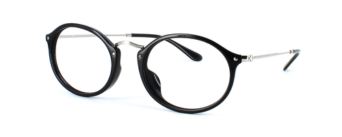 Ray Ban 2547 - Black & Silver prescription glasses front left view