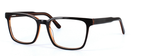 Sparta - Brown prescription glasses front left view