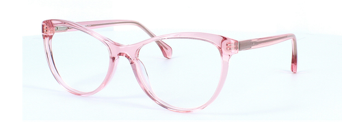 Hadlow - Crystal Pink prescription glasses front left view