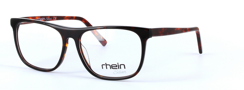 Caine - Tortoise prescription glasses front left view