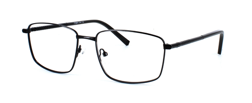 Colima - Black - Titanium prescription glasses front left view