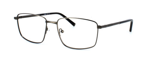 Colima - Gunmetal - Titanium prescription glasses front left view