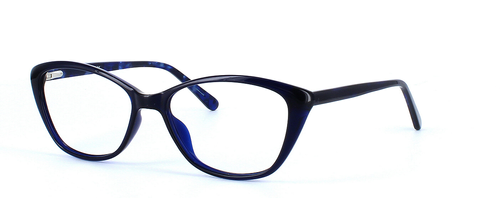 Grace Kelly - Blue prescription glasses front left view