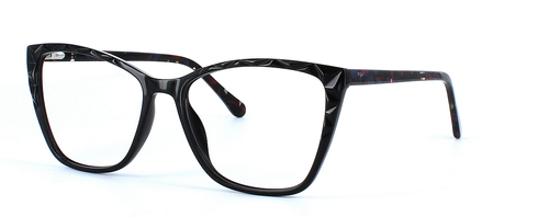 Cetus - Black prescription glasses front left view