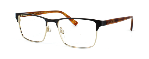 Ted Baker 4344 - Brown & Gold prescription glasses front left view
