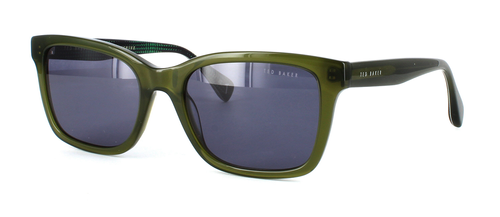 Ted Baker Hassan Sunglasses - Khaki Green front left view