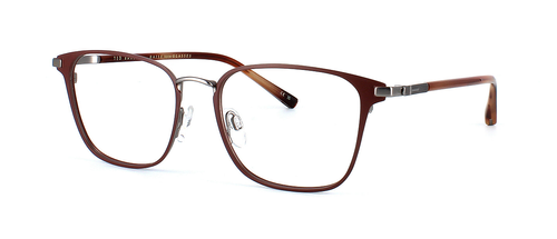 Ted Baker 4329 - Rubin - Brown & Gun prescription glasses front left view