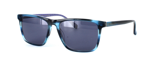 Ted Baker - Boone - Sunglasses - Shiny Blue front left view