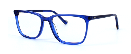 Kington - Crystal Royal Blue prescription glasses front left view